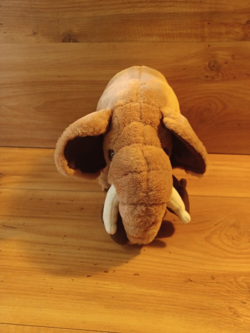 Pizzazz By King plush Mother Elephant Caring Her Baby With Her Trunk 13;in